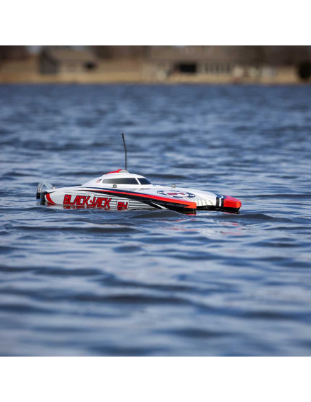 Blackjack 24" V2 Catamaran Brushless: RTR, Heat Wave Visual