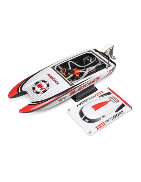 Blackjack 24" V2 Catamaran Brushless: RTR, Heat Wave Visual