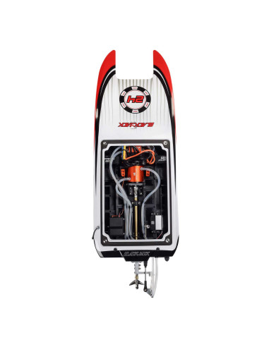 Blackjack 24" V2 Catamaran Brushless: RTR, Heat Wave Visual