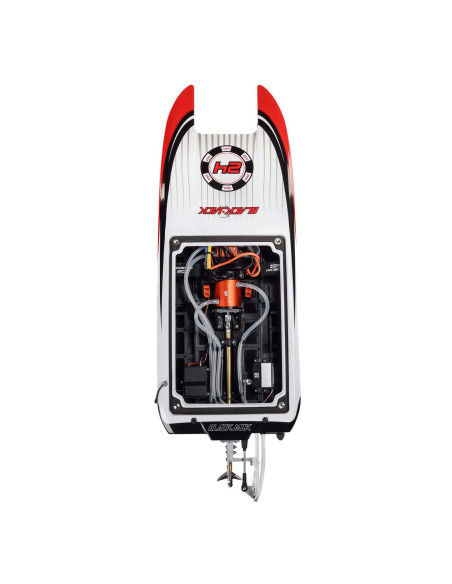 Blackjack 24" V2 Catamaran Brushless: RTR, Heat Wave Visual