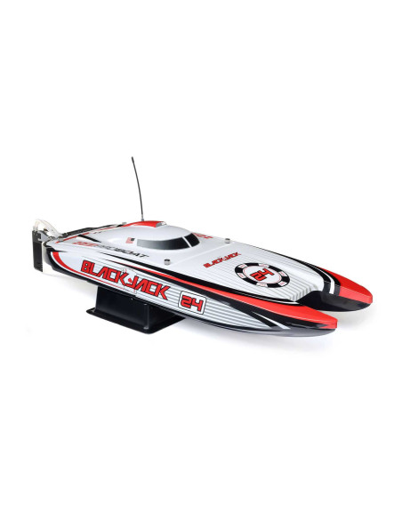 Blackjack 24" V2 Catamaran Brushless: RTR, Heat Wave Visual