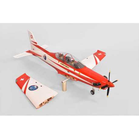 PC21 PILATUS 1,45m 57" W/Electric Retract 20cc ARF