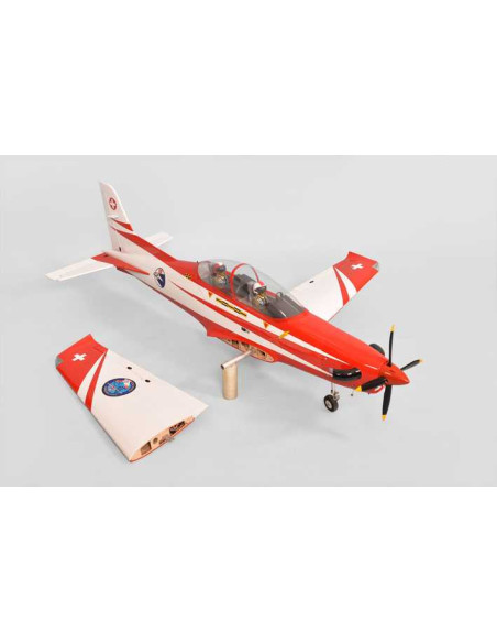 PC21 PILATUS 1,45m 57" W/Electric Retract 20cc ARF