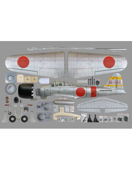 ZERO A6M 1,72m 68" W/Electric Retract 20-26cc ARF