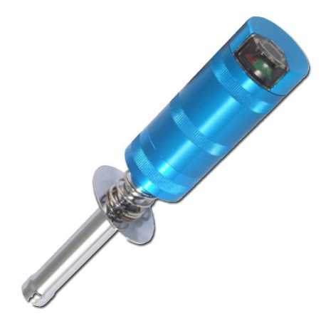 CHISPOMETRO ALUMINIO CON MEDIDOR Y PILA DE 1800MAH