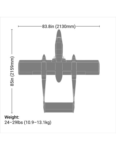 OV-10 Bronco 20cc ARF, 84” with Landing Gear Set