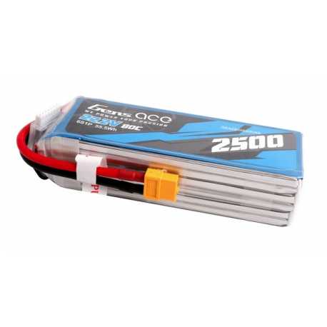 Gens ace 2500mAh 22.2V 80C 6S1P Lipo