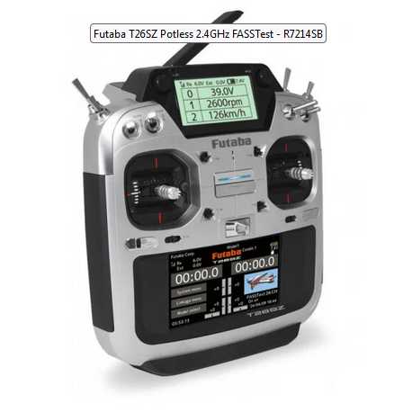 Futaba T26SZ Potless 2.4GHz FASSTest - R7214SB