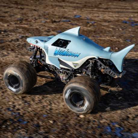 LOSI 1/18 Mini LMT 4X4 Brushed Monster Truck RTR, Megadolon