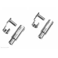 Revtec - Aluminium Clevis - Heavy Duty w/ Safety Clip - M3 - 2 pcs