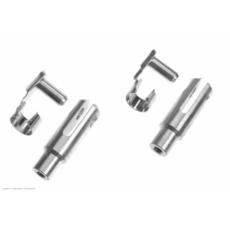 Revtec - Aluminium Clevis - Heavy Duty w/ Safety Clip - M3 - 2 pcs