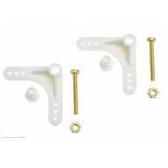 Revtec - Bell Crank w/ Screw And Nuts - 90 Deg - 2 pcs