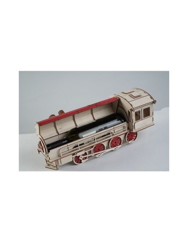 Kit de construcción en madera Maquina Tren Porta Vino