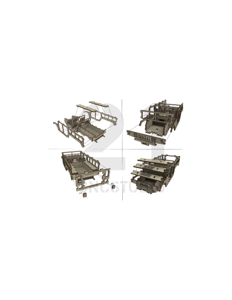 Kit de construcción de madera Hammer 3D