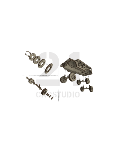 Kit de construcción de madera Hammer 3D