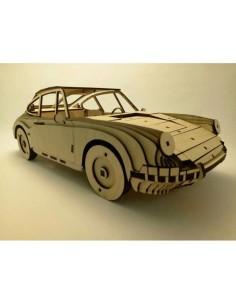 Kit de construcción de madera Porche 911 3D