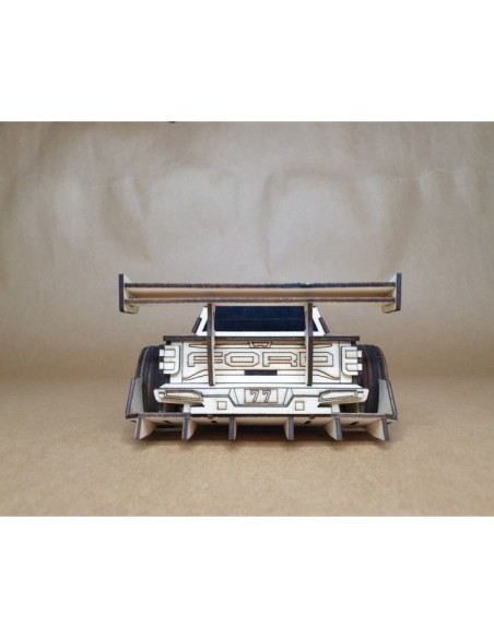 Kit de construcción de madera FORD RAPTOR F1 3D