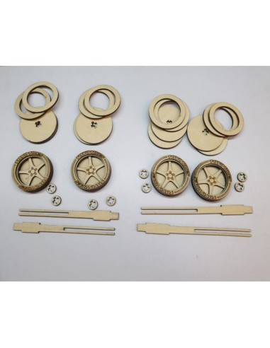 Kit de construcción de madera FORD RAPTOR F1 3D