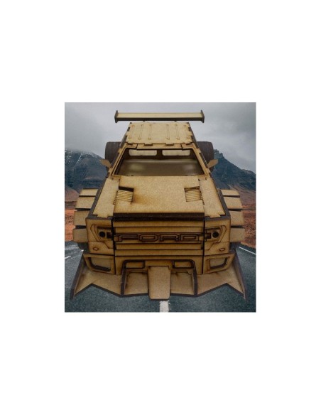 Kit de construcción de madera FORD RAPTOR F1 3D