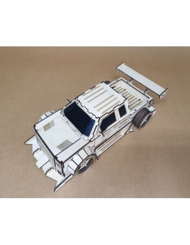 Kit de construcción de madera FORD RAPTOR F1 3D