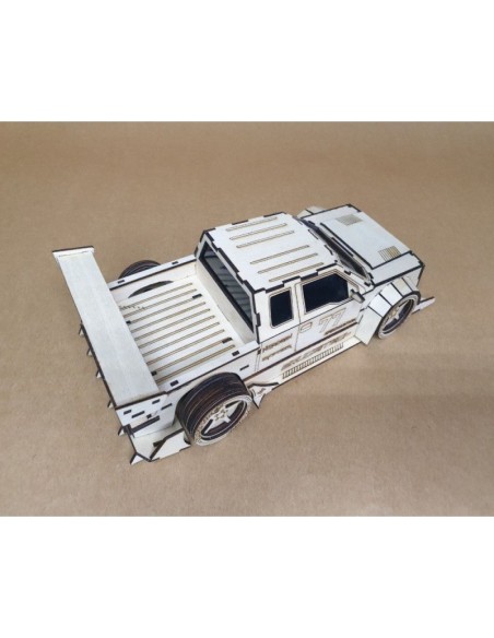 Kit de construcción de madera FORD RAPTOR F1 3D