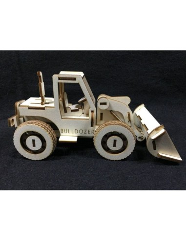 Kit de construcción de madera Excavadora 3D