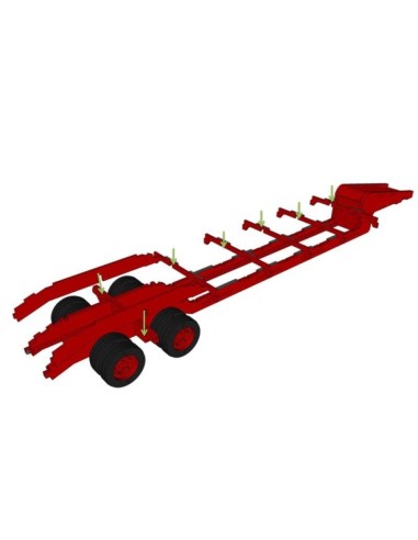 Kit de construcción de madera CAMIÓN Y REMOLQUE