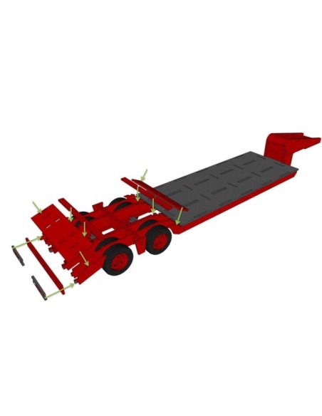 Kit de construcción de madera CAMIÓN Y REMOLQUE