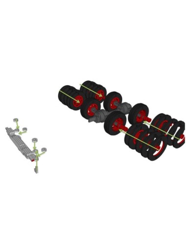 Kit de construcción de madera CAMIÓN Y REMOLQUE