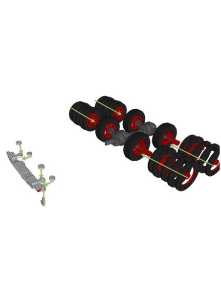 Kit de construcción de madera CAMIÓN Y REMOLQUE