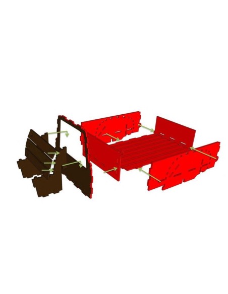 Kit de construcción de madera Chevy Pickup 1948