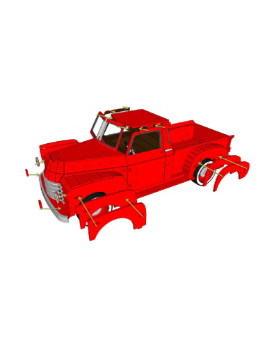 Kit de construcción de madera Chevy Pickup 1948
