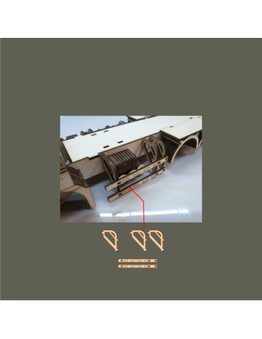 Kit de construcción de madera Camión Hormigonera