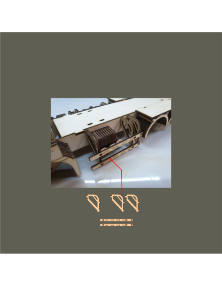 Kit de construcción de madera Camión Hormigonera