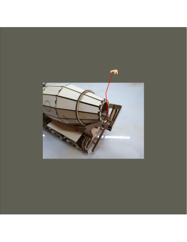 Kit de construcción de madera Camión Hormigonera
