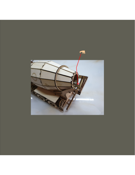 Kit de construcción de madera Camión Hormigonera