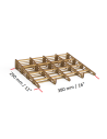 soporte para portátil de madera MDF cortado por láser