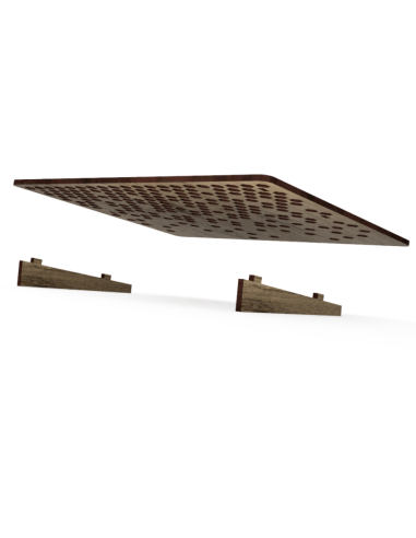 soporte para portátil de madera MDF cortado por láser