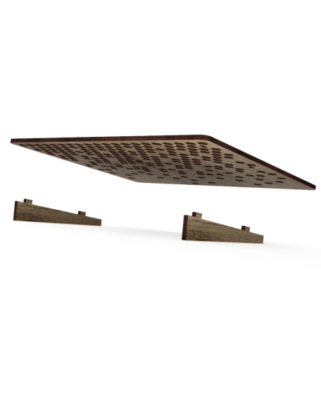 soporte para portátil de madera MDF cortado por láser