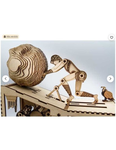 Kit de construcción de madera Sisifo