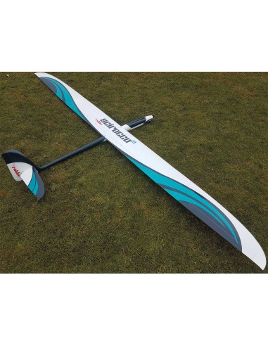 Velero SCIROCCO S 3.75M PNP, planeador de alto rendimiento fabricado en GRP con alas de 4 flaps