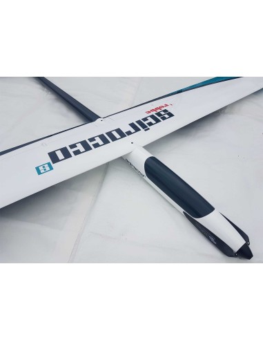 Velero SCIROCCO S 3.75M PNP, planeador de alto rendimiento fabricado en GRP con alas de 4 flaps