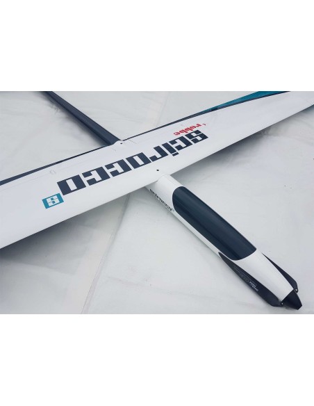Velero SCIROCCO S 3.75M PNP, planeador de alto rendimiento fabricado en GRP con alas de 4 flaps