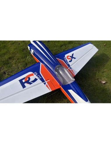 Extra 330 SX - Pilot RC - (envergadura 2,29m) Azul, Blanco, Rojo