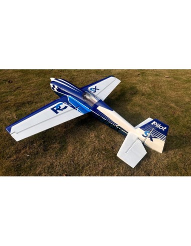 Extra 330 SX - Pilot RC - (envergadura 2,29m) Azul, Blanco, Negro