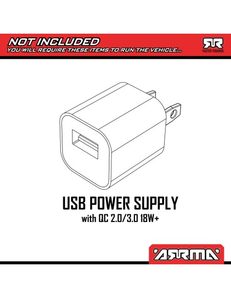 1/10 GORGON 2WD RTA Kit Brushed Monster Truck (Battery & Charger Included), Clear