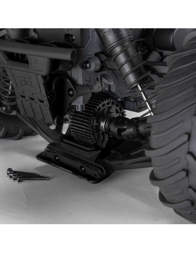 1/10 GORGON 2WD RTA Kit Brushed Monster Truck (Battery & Charger Included), Clear