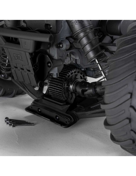 1/10 GORGON 2WD RTA Kit Brushed Monster Truck (Battery & Charger Included), Clear