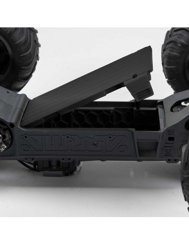1/10 GORGON 2WD RTA Kit Brushed Monster Truck (Battery & Charger Included), Clear