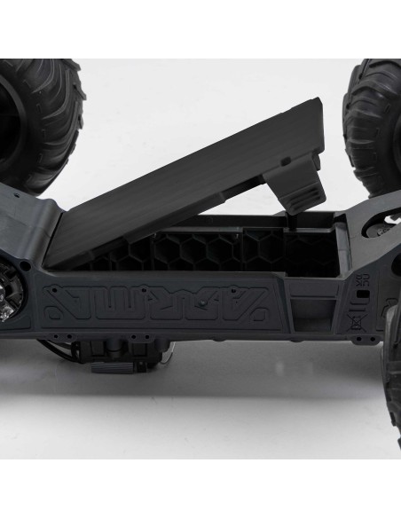1/10 GORGON 2WD RTA Kit Brushed Monster Truck (Battery & Charger Included), Clear